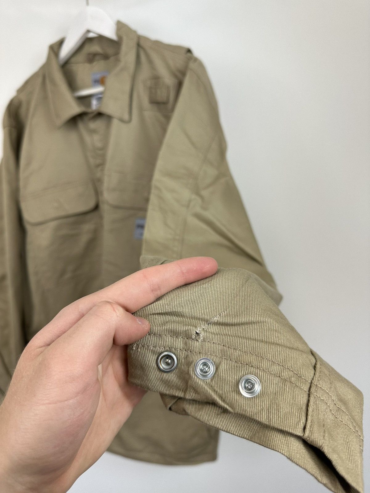 Carhartt Vintage Carhartt Flame Resistant Utility Work Detroit Jacket Size US XL / EU 56 / 4 - 8 Thumbnail