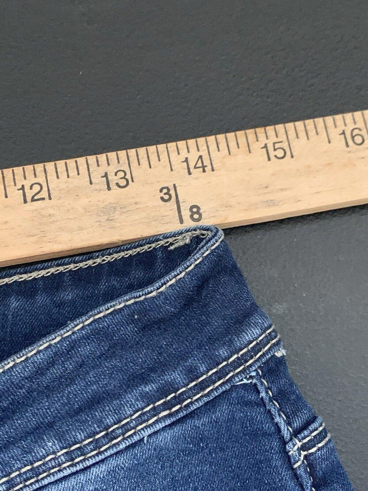 Designer RAW 7 Jeans Sz 11 Mid Rise Stretch Slim Fit Distressed Size 32" / US 10 / IT 46 - 7 Thumbnail