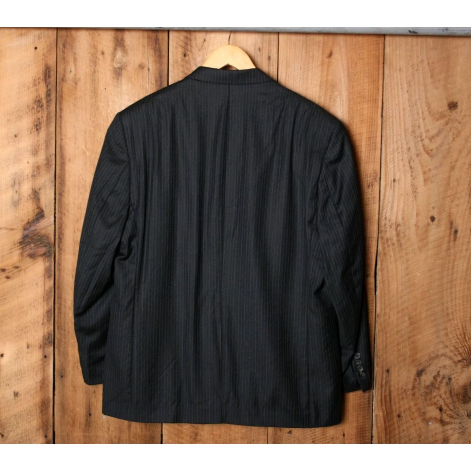 Ralph Lauren VINTAGE Lauren Ralph Lauren Sport Coat Charcoal Wool 44S Men Jacket Single-Breasted Two-Button Short 100% Wool Canda? Size US S / EU 44-46 / 1 - 5 Thumbnail