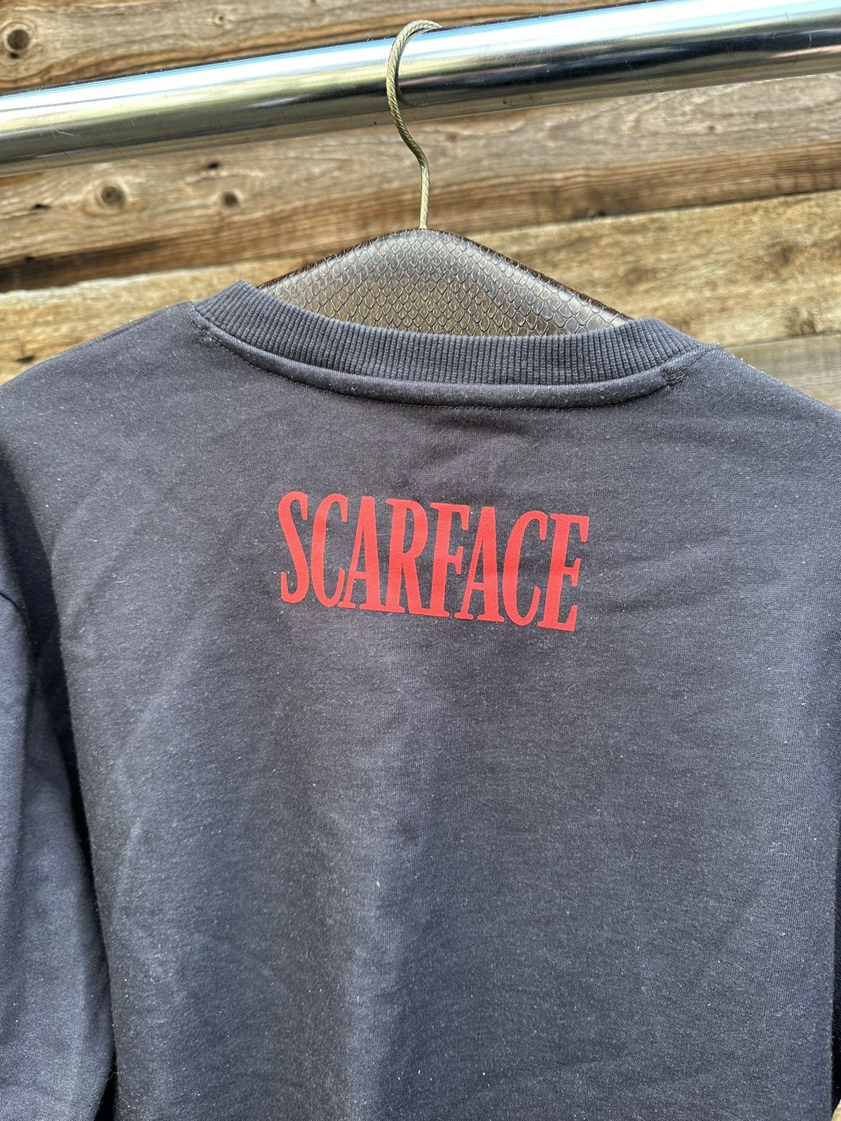 Vintage Scarface Tony Montana Over Print Sweatshirt Y2K Scream Size US M / EU 48-50 / 2 - 4 Thumbnail