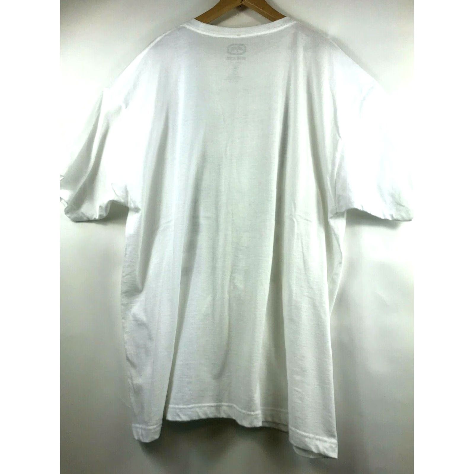 Ecko Unltd. Ecko Unltd T-Shirt Mens Large Graphic Tee White w Black Rubber Gold Logo Print Size US L / EU 52-54 / 3 - 6 Thumbnail
