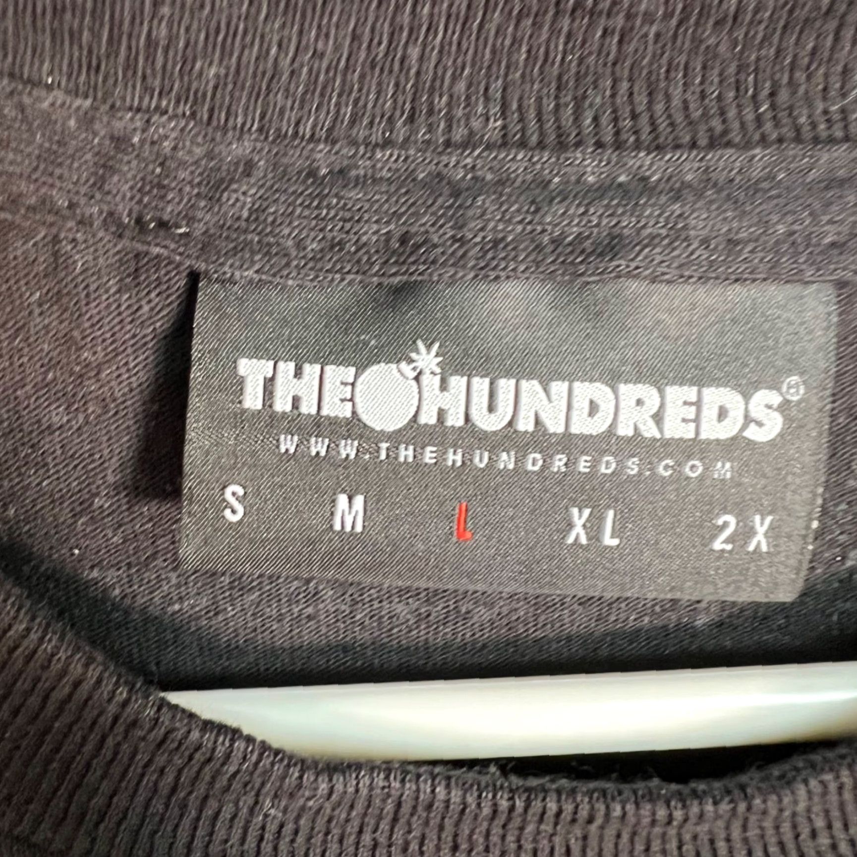 The Hundreds The Hundreds x Smilesss Graphic Black T-Shirt Size Large 100% Cotton Men Adult L Crew Neck Short Sleeve Shirt Mens Black 2020s Vintage N/A Size US L / EU 52-54 / 3 - 3 Thumbnail