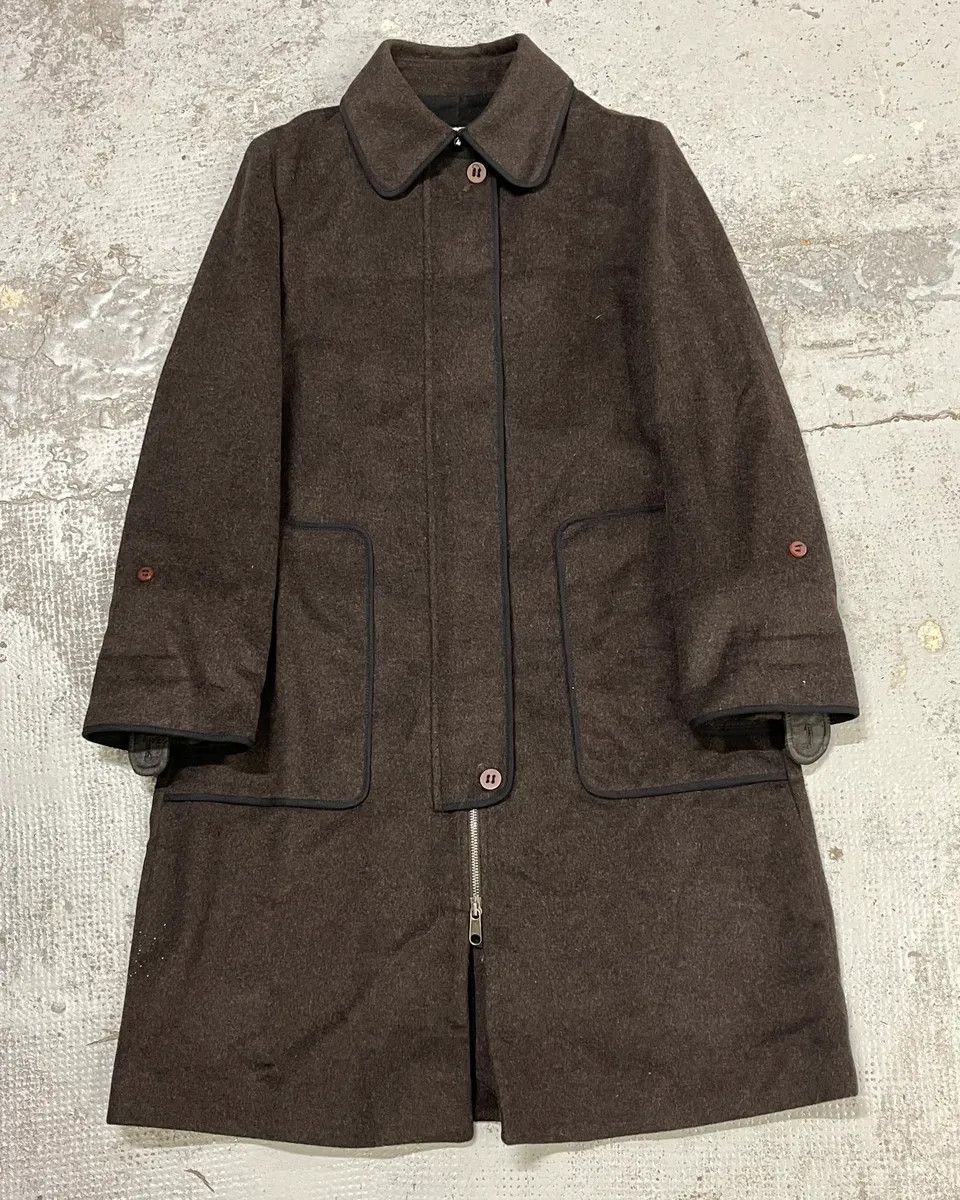 Maison Margiela FW2007 Maison Martin Margiela Brown Wool Cargo Pocket Coat Size US S / EU 44-46 / 1 - 1 Thumbnail