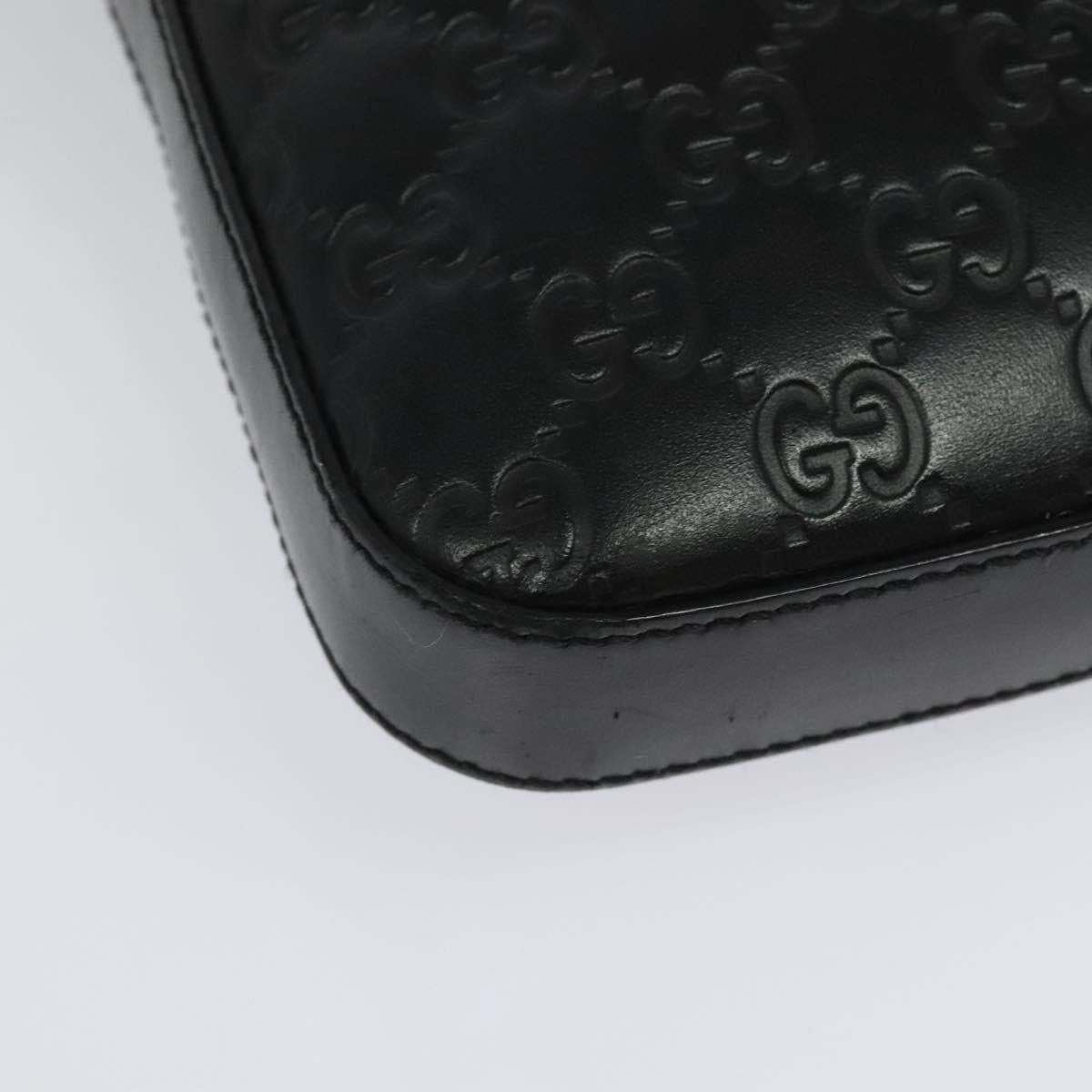 Gucci GUCCI GG Canvas Guccissima Shoulder Bag Leather Silver Black Size ONE SIZE - 12 Thumbnail