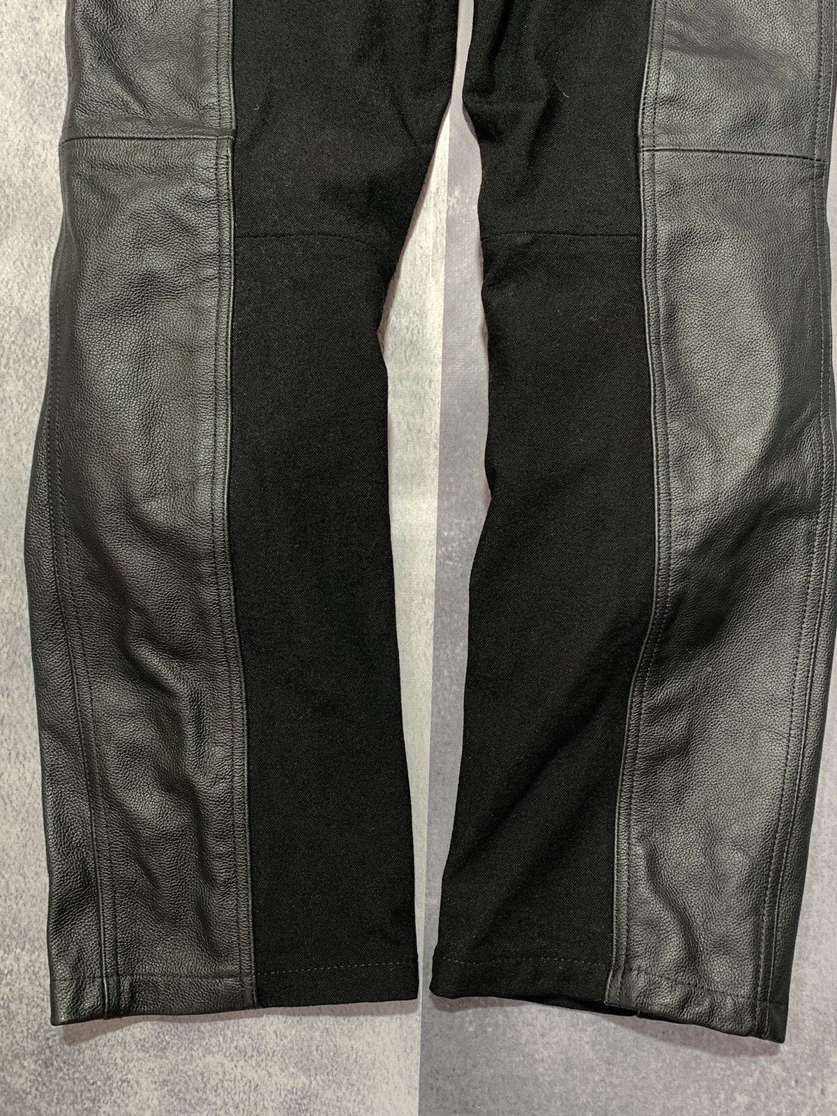 Vintage Vintage Y2K leather motorcycle biker pants size 28 Size 28" / US 6 / IT 42 - 7 Thumbnail