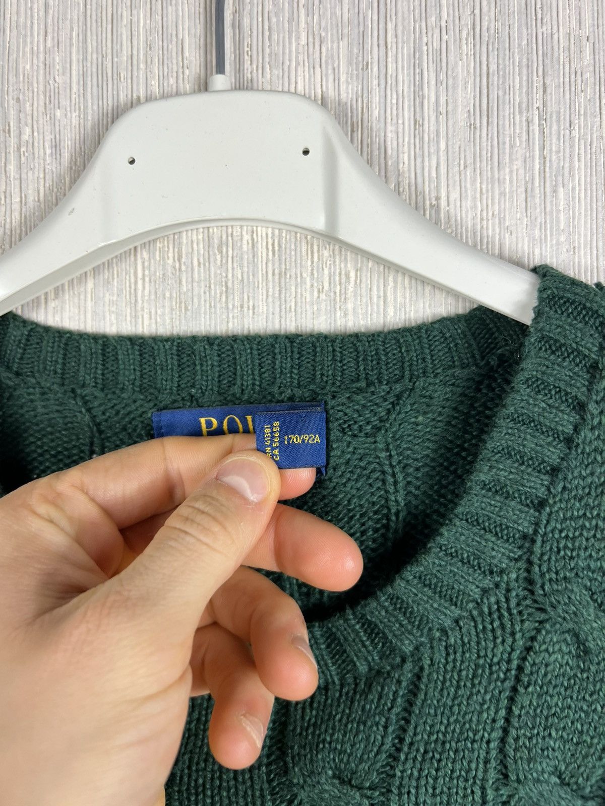 Polo Ralph Lauren Polo Ralph Lauren cable knit cotton old money sweater braid Size US S / EU 44-46 / 1 - 16 Thumbnail