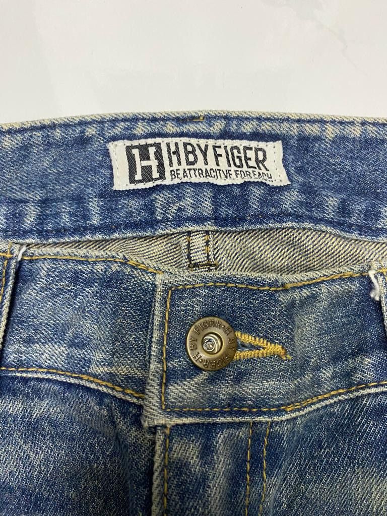 If Six Was Nine 🔥BAGGY DISTRESSED JEANS HBYFIGER BAGGY JEANS Size US 34 / EU 50 - 9 Thumbnail
