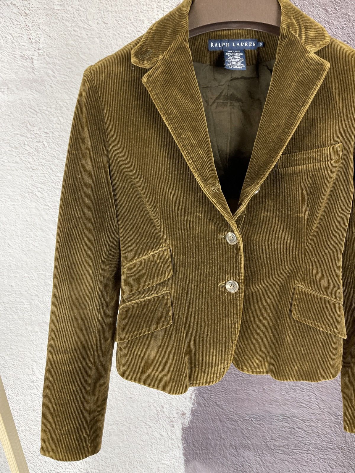 Polo Ralph Lauren Polo Ralph Lauren vintage corduroy blazer jacket leza trim Size M / US 6-8 / IT 42-44 - 7 Thumbnail