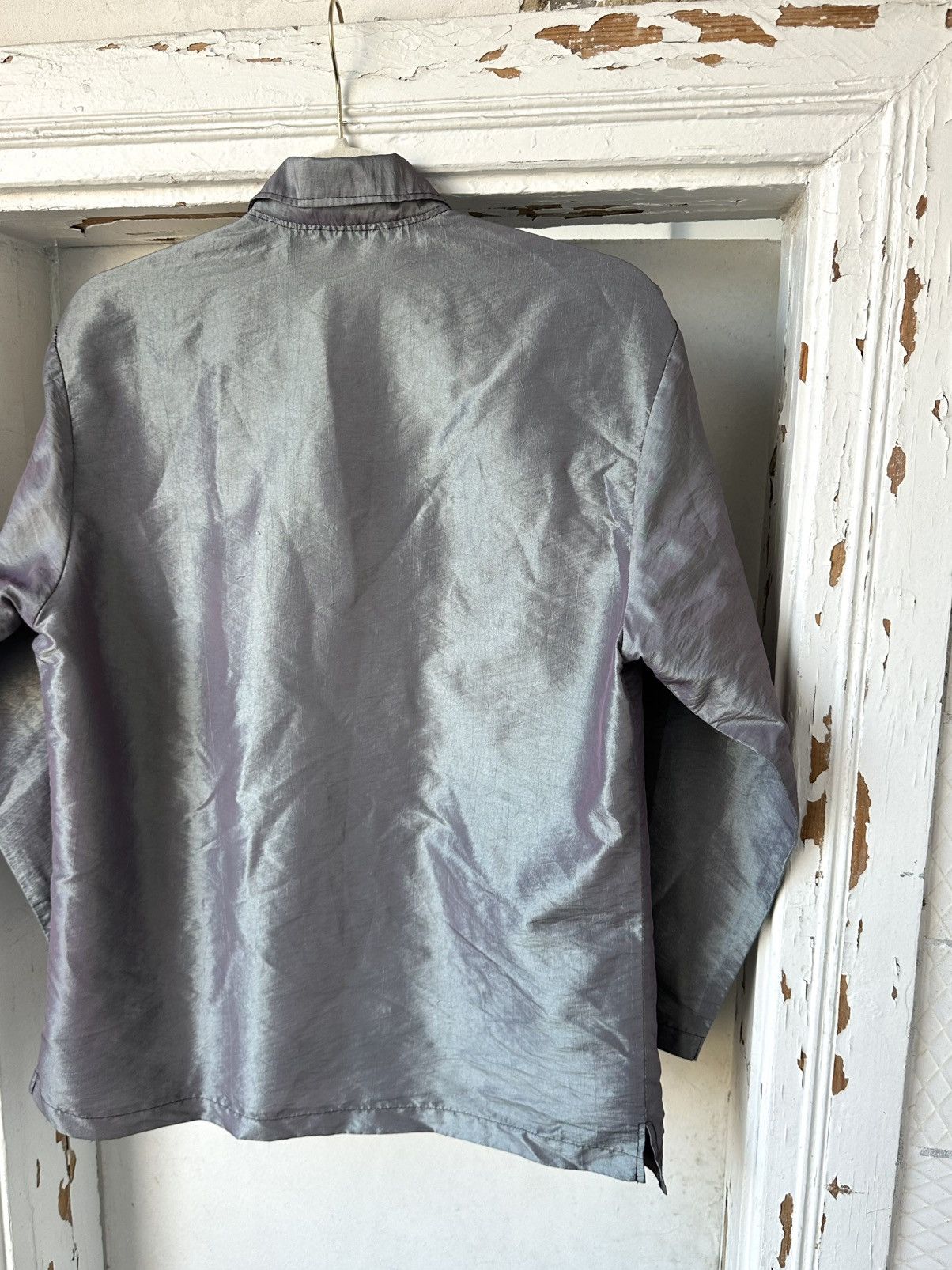Beauty Beast × Japanese Brand × Vintage 90s Vintage Chameleon Shimmer Overshirt Size M / US 6-8 / IT 42-44 - 5 Thumbnail
