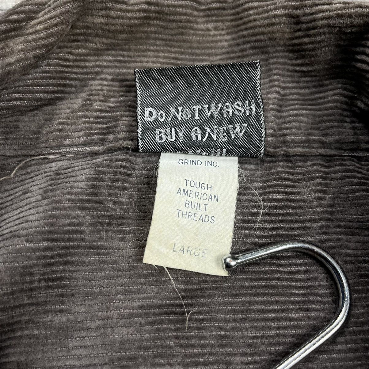 Hook-Ups Y2k Vintage 90s Grind Inc skateboards corduroy shirt Size US L / EU 52-54 / 3 - 9 Thumbnail
