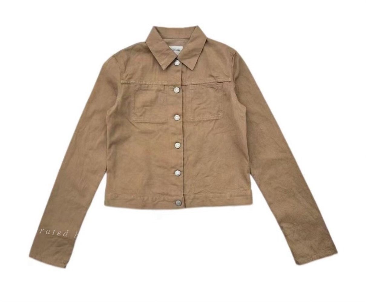 Helmut Lang 2000s Helmut Lang Raw Silk Denim Jacket Size M / US 6-8 / IT 42-44 - 1 Thumbnail