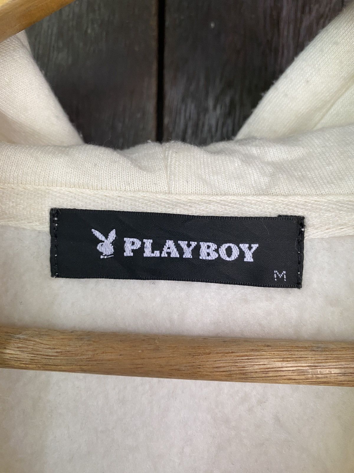 Playboy Playboy Freedom Zip Up White Hoodies Size M / US 6-8 / IT 42-44 - 6 Thumbnail
