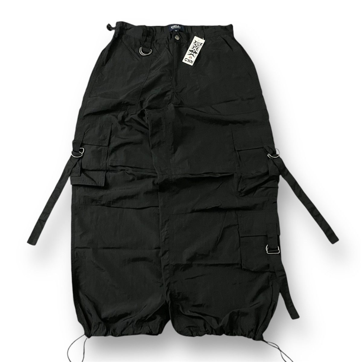 WHO.A.U nylon cargo balloon pants