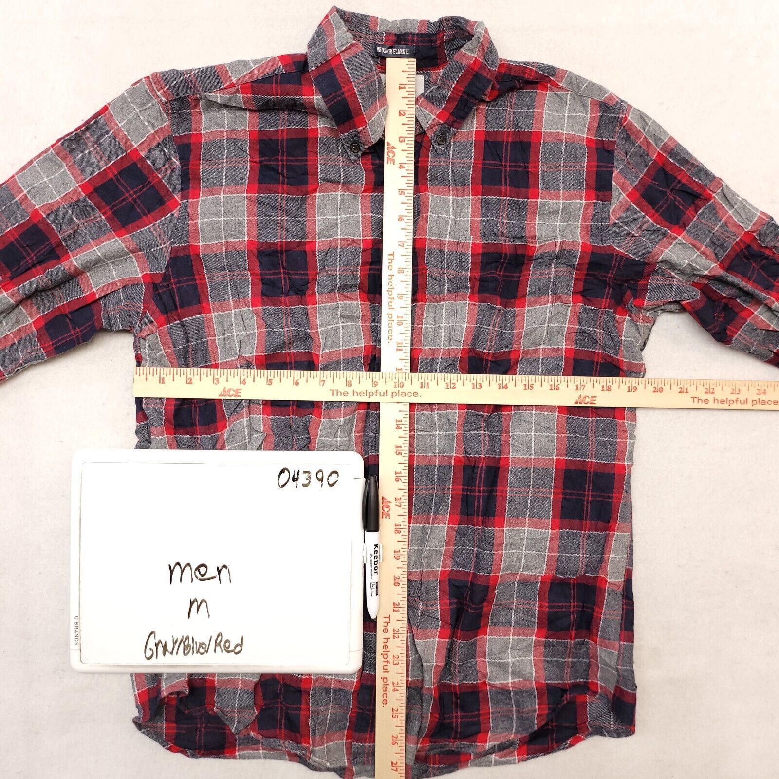St. Johns Bay St Johns Bay Tartan Flannel Button Up Shirt Mens Size M Red Size US M / EU 48-50 / 2 - 6 Thumbnail