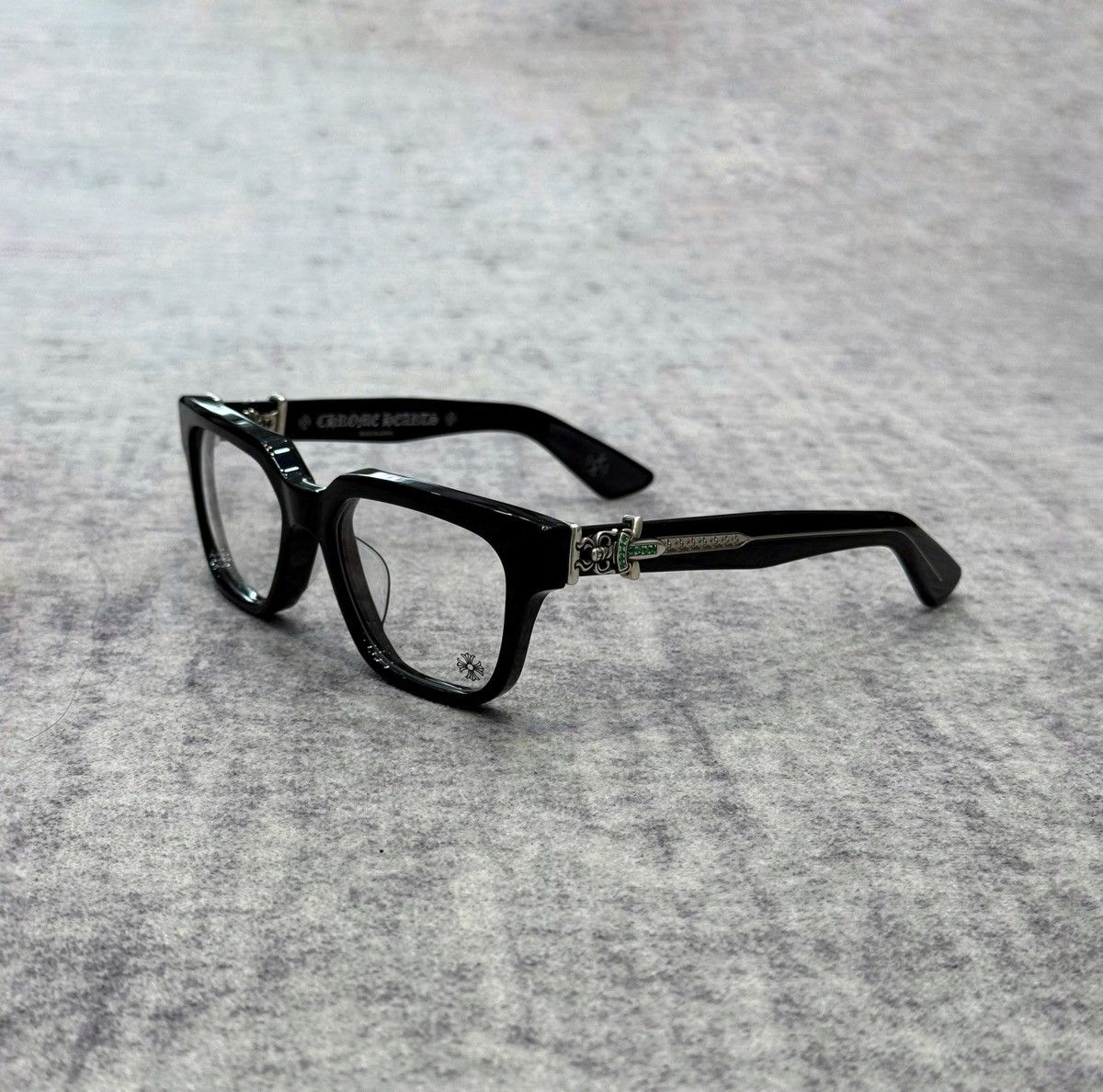 Chrome Hearts Chrome Hearts Vagillionaire II black Emeralds Size ONE SIZE - 1 Thumbnail