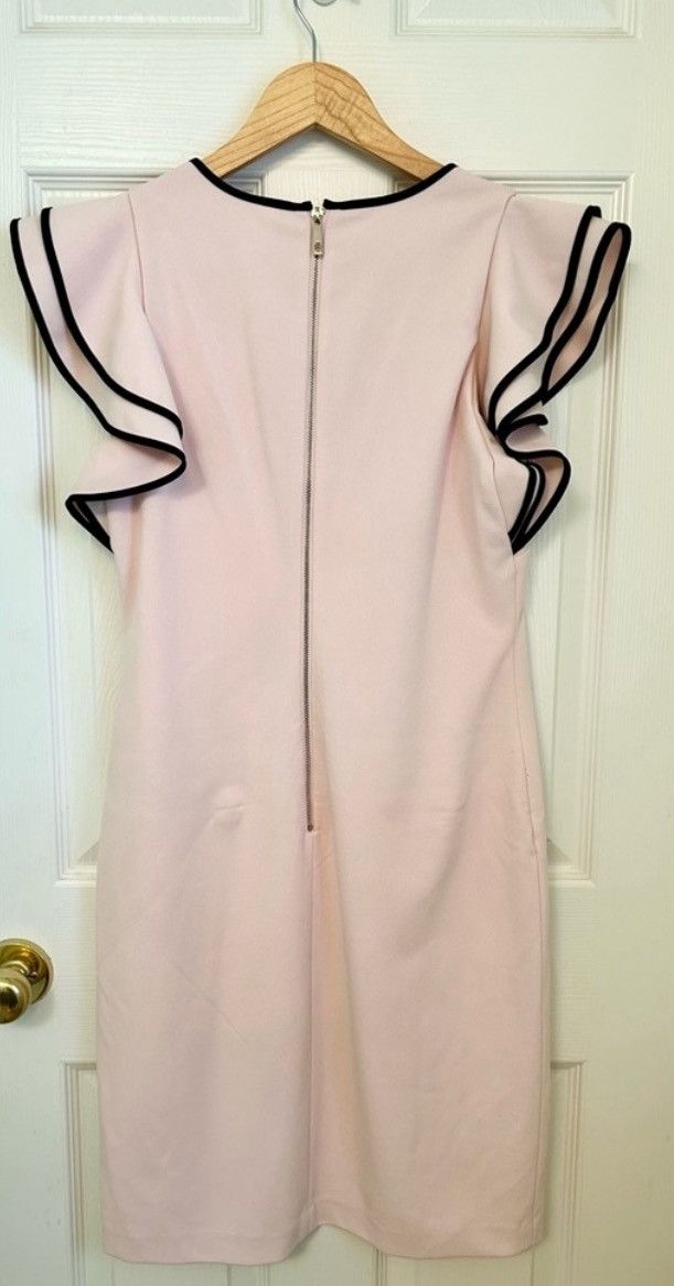 Tommy Hilfiger Tommy Hilfiger black trimmed Pink dress Size M / US 6-8 / IT 42-44 - 3 Thumbnail