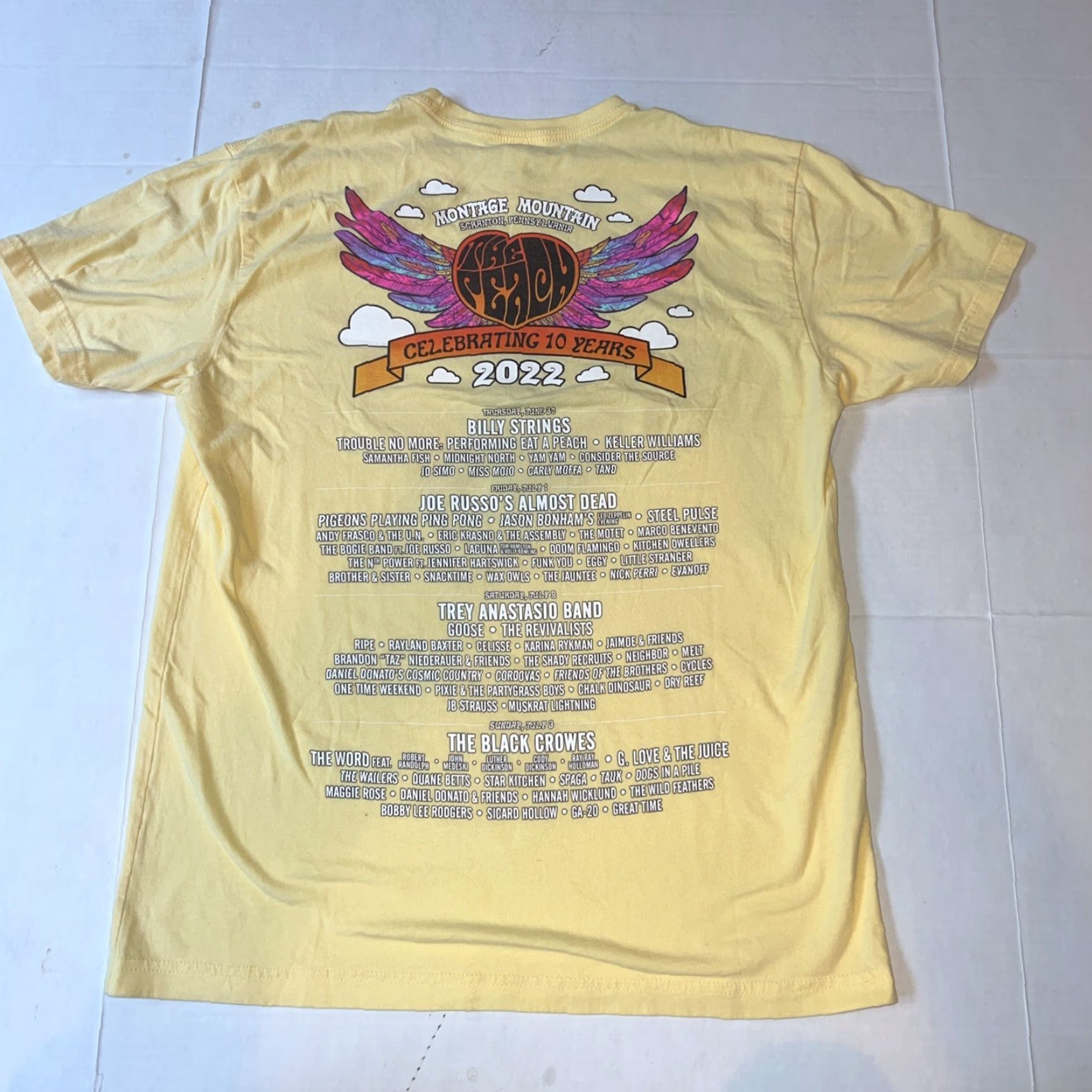 Vintage VINTAGE The Peach Music Festival 2022 Trey Anastasio Band Billy Strings Shirt Large New Size US L / EU 52-54 / 3 - 2 Thumbnail