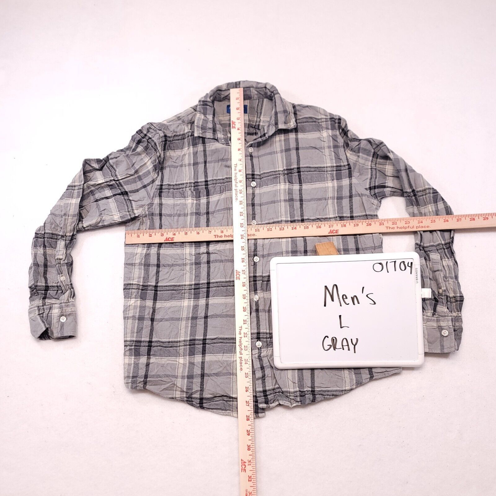 Arizona Jean Co. Arizona Jean Co Madras Flannel Button Up Shirt Mens Size L Size US L / EU 52-54 / 3 - 6 Thumbnail
