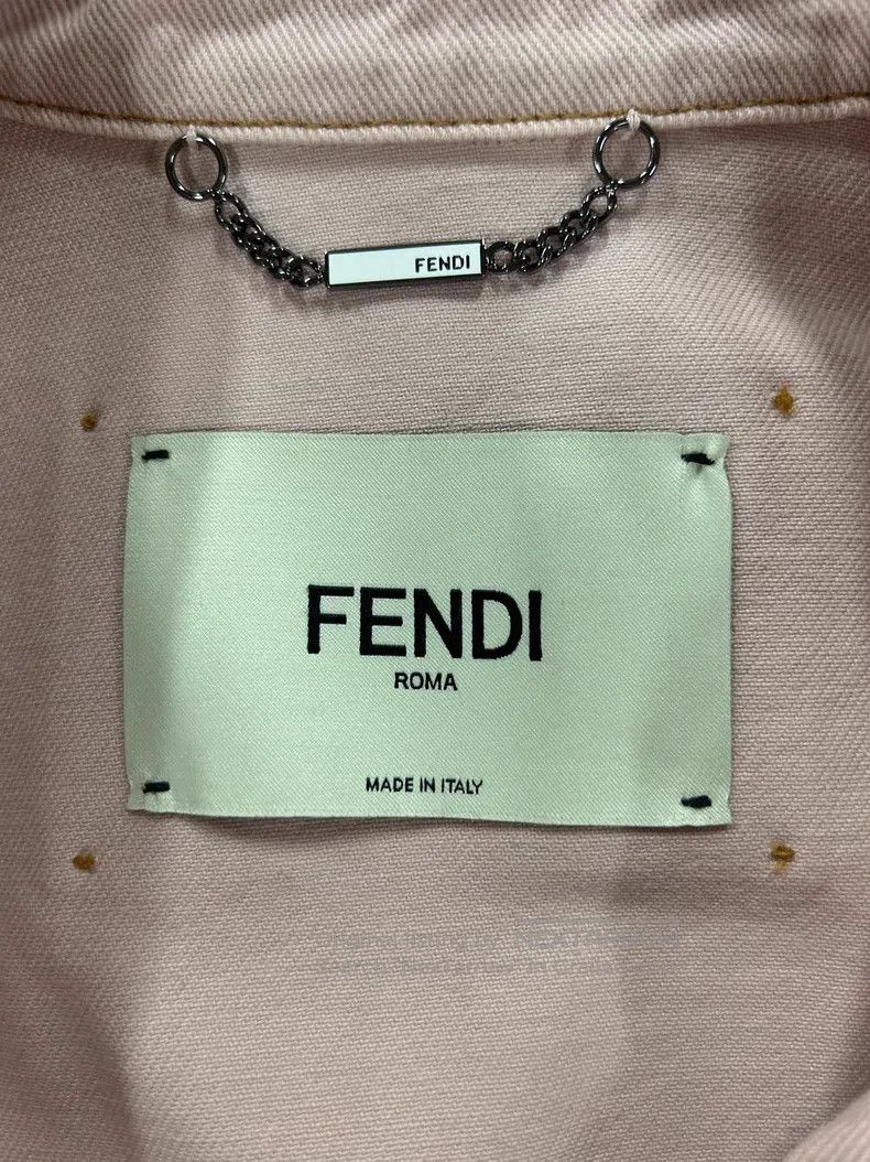 Fendi Fendi Cherry blossom pink cotton short-sleeve top Size XS / US 0-2 / IT 36-38 - 6 Thumbnail
