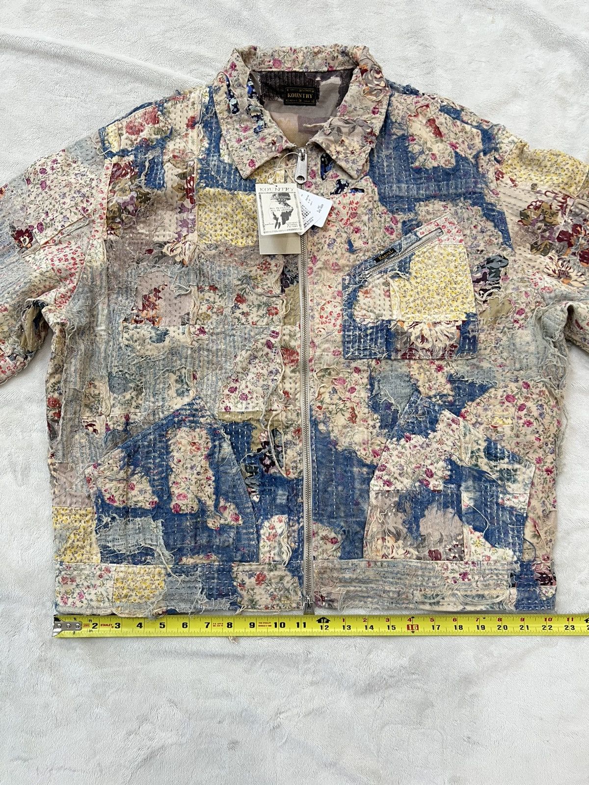 Kapital Kapital Champetre Boro Zip Up Blouson (Virgin Mary) Size US M / EU 48-50 / 2 - 6 Thumbnail