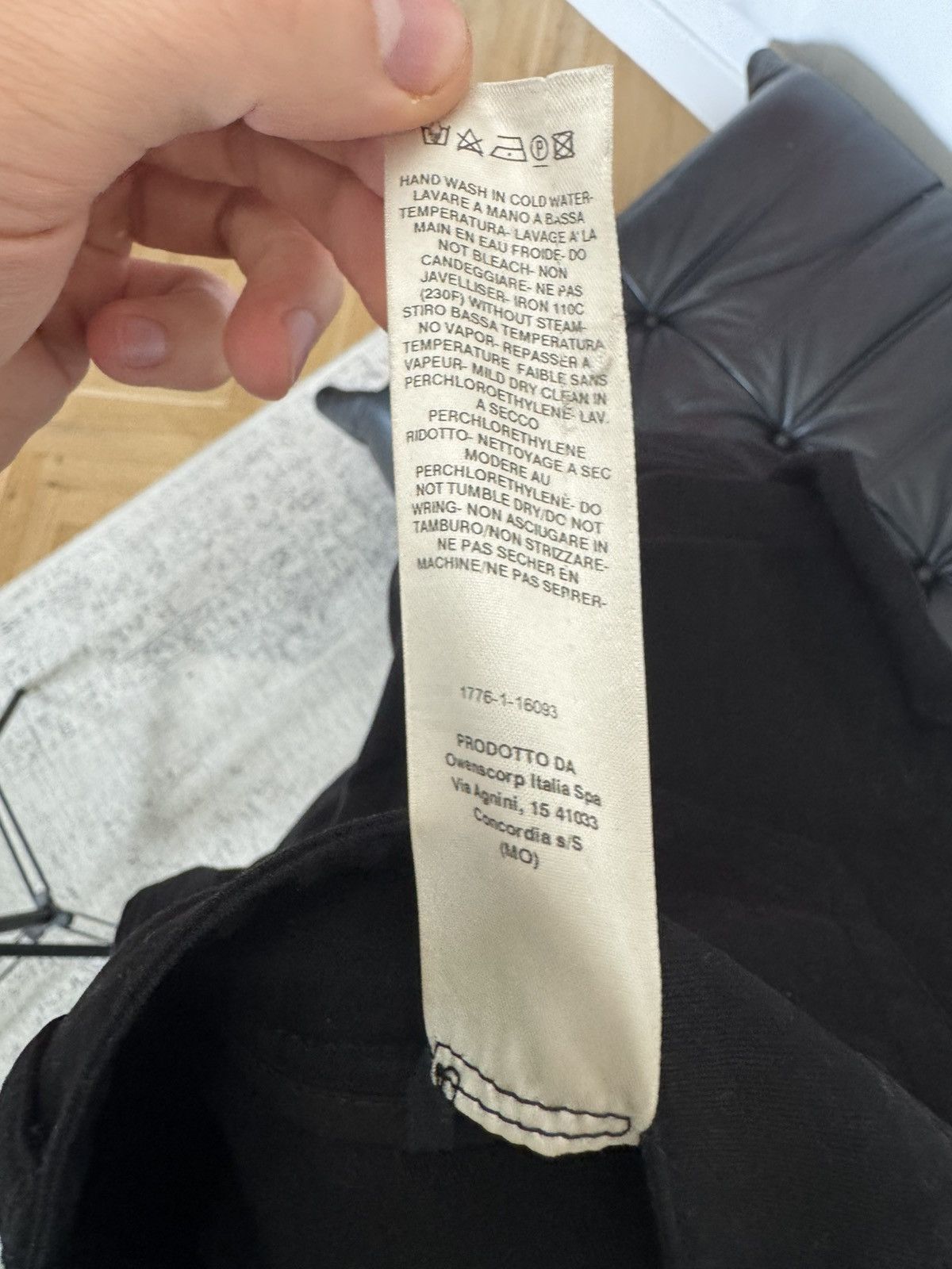 Rick Owens Rick Owens DRKSHDW Collapse Cut Pant Designer Black Rare Size US 26 / EU 42 - 5 Thumbnail
