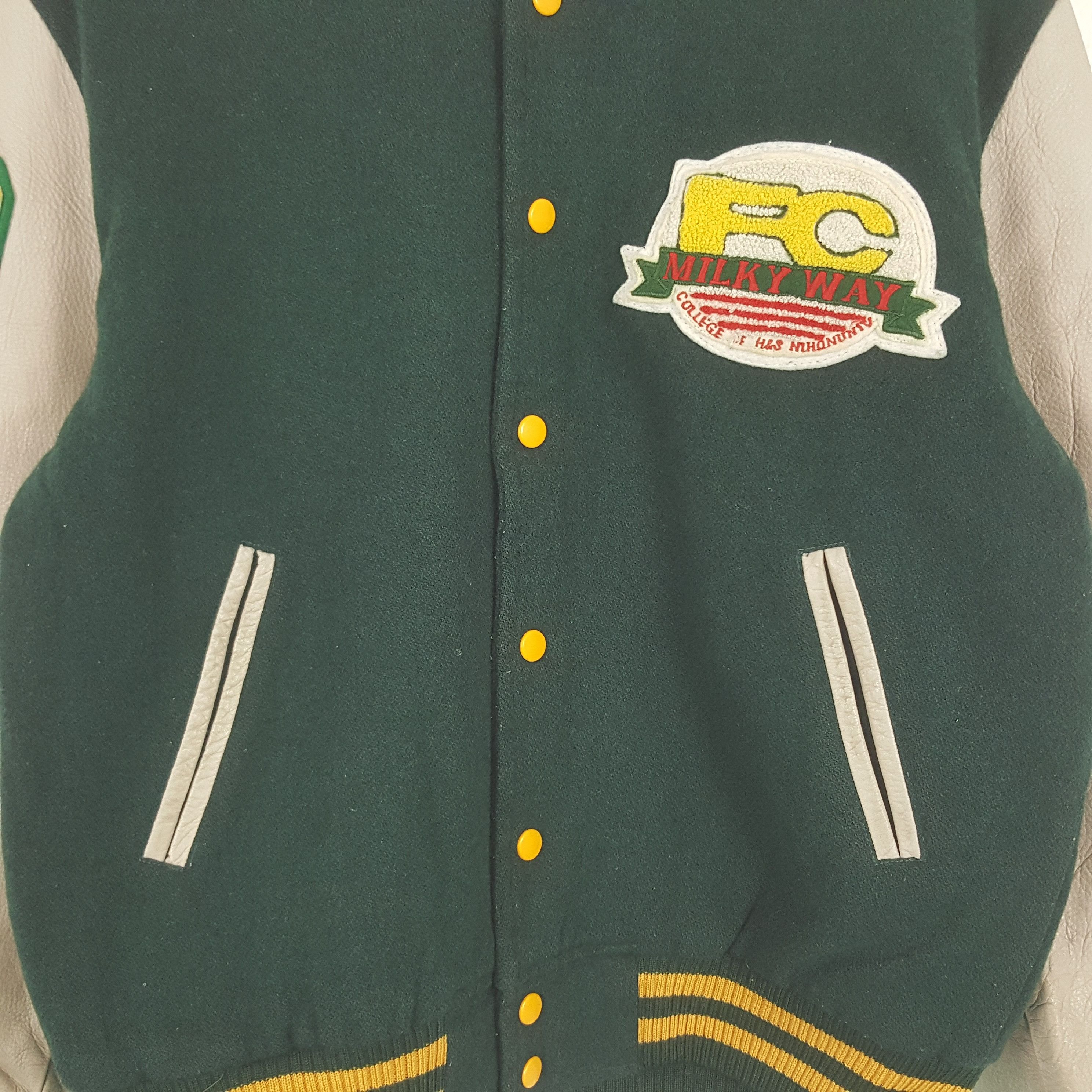 NFL Vintage Milky Way Football Club Varsity Jacket C291N23 Size US M / EU 48-50 / 2 - 4 Thumbnail