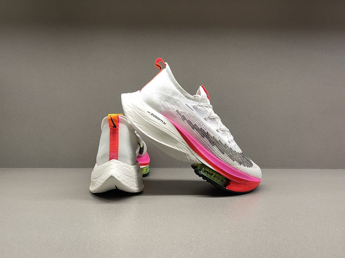 Nike Nike Air Zoom Alphafly Next% Flyknit White Pink Size US 8.5 / EU 41-42 - 7 Thumbnail