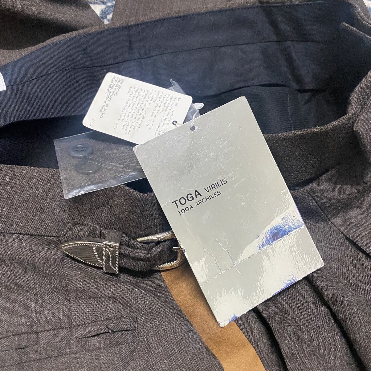 TOGA VIRILIS SS2020 TOGA VIRILIS Wool Ghurka Pants Side Stripe Size US 30 / EU 46 - 21 Thumbnail