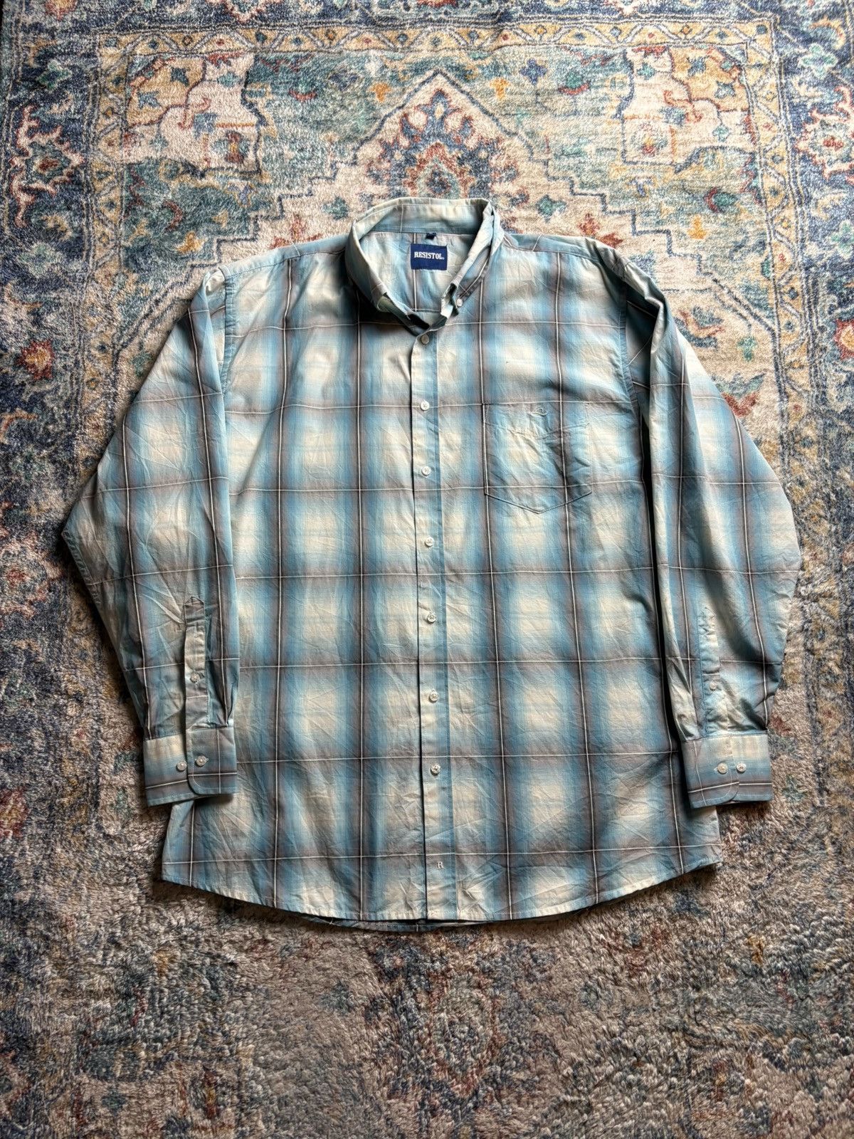 Other Vintage Resistol Western Plaid Button-up Shirt Size XL Size US XL / EU 56 / 4 - 1 Thumbnail