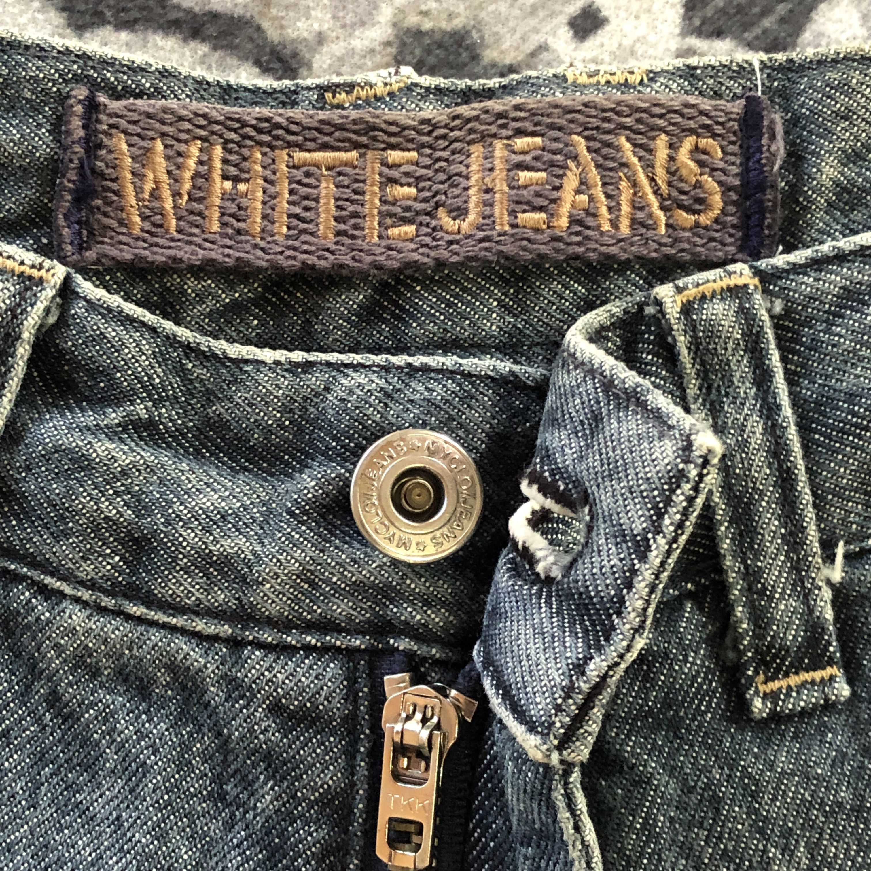 Japanese Brand Y2k White Jeans by Mcylo Baggy Denim Carpenter jeans Size US 30 / EU 46 - 13 Thumbnail