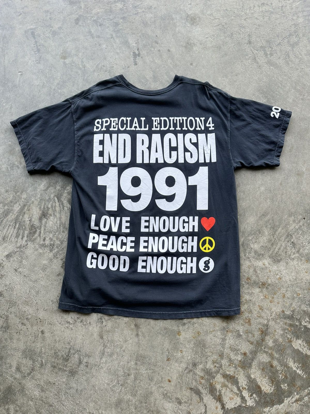 Infinite Archives 「GOODENOUGH」END RACISM T-SHIRT | Grailed