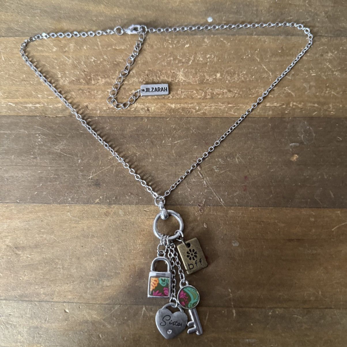 Other Jillzarah silver tone Sister/Bff charm necklace Size ONE SIZE - 3 Thumbnail