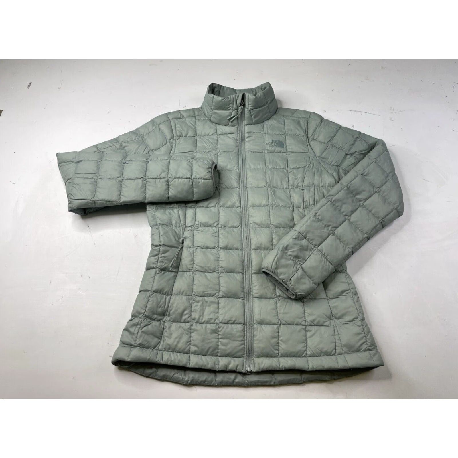 The North Face VINTAGE? No — The North Face Thermoball Eco Jacket Womens XS Mint Quilted Puffer Primaloft Size XS / US 0-2 / IT 36-38 - 2 Thumbnail