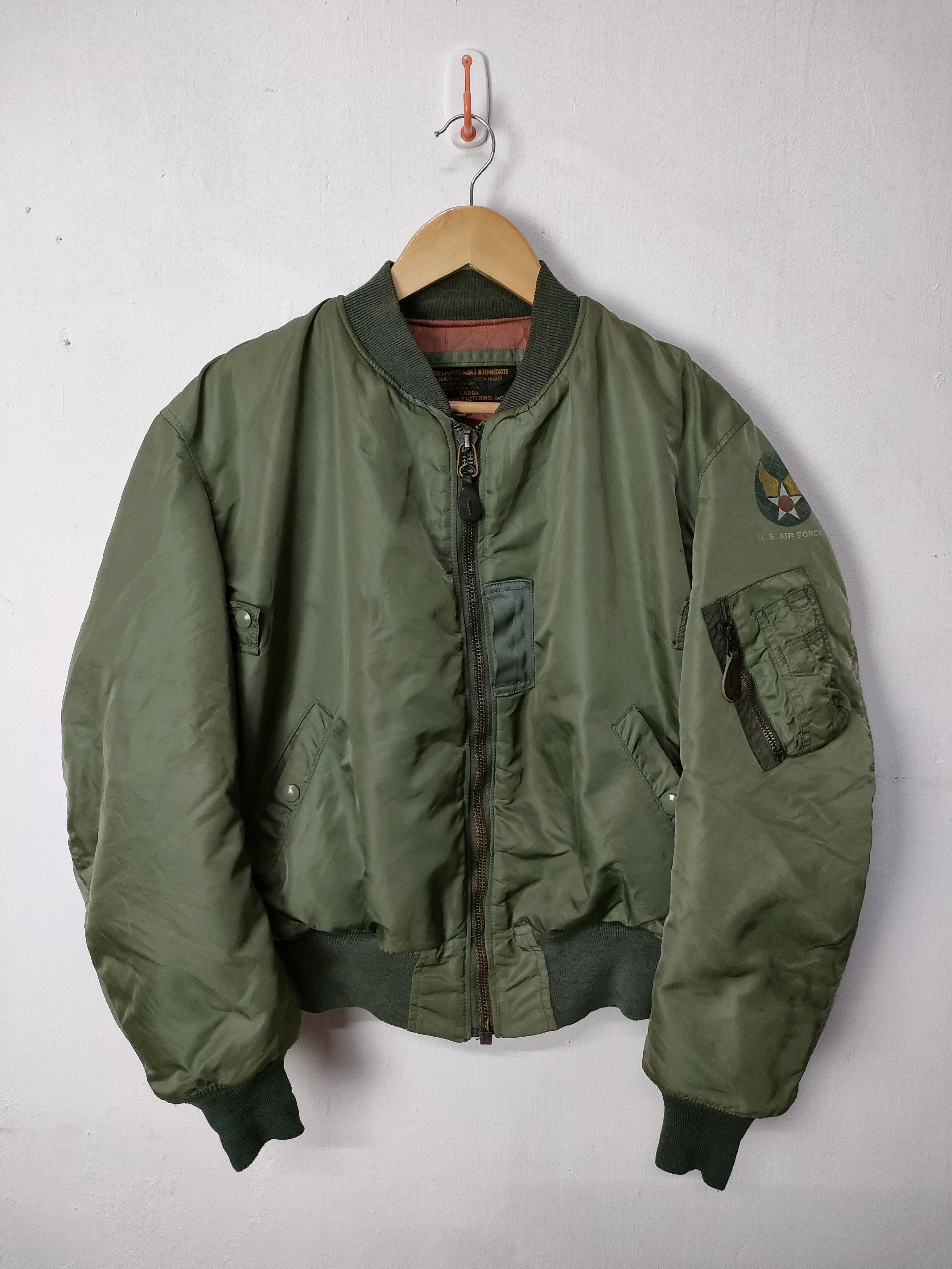 Vintage Vintage Hope Manufacturing MA-1 Bomber Jacket | Grailed