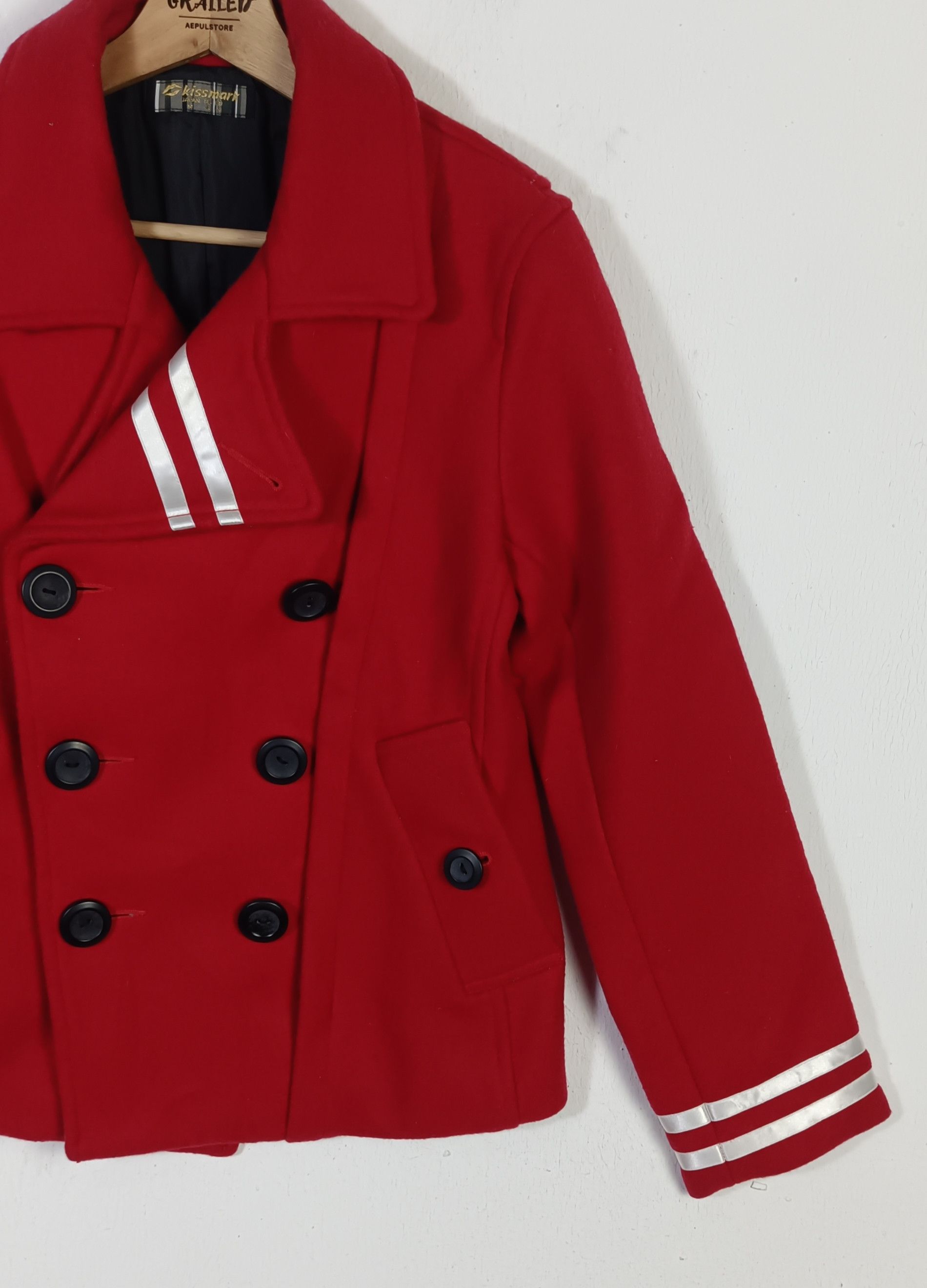 🇯🇵Biker Jacket Wool Double Breast Kiismark Japan