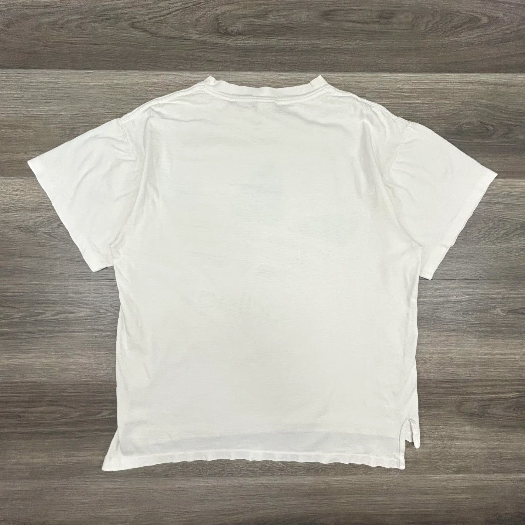 Adidas VINTAGE adidas Shirt Mens Small White Trefoil Logo Made USA Striped Graphic Size US S / EU 44-46 / 1 - 2 Thumbnail