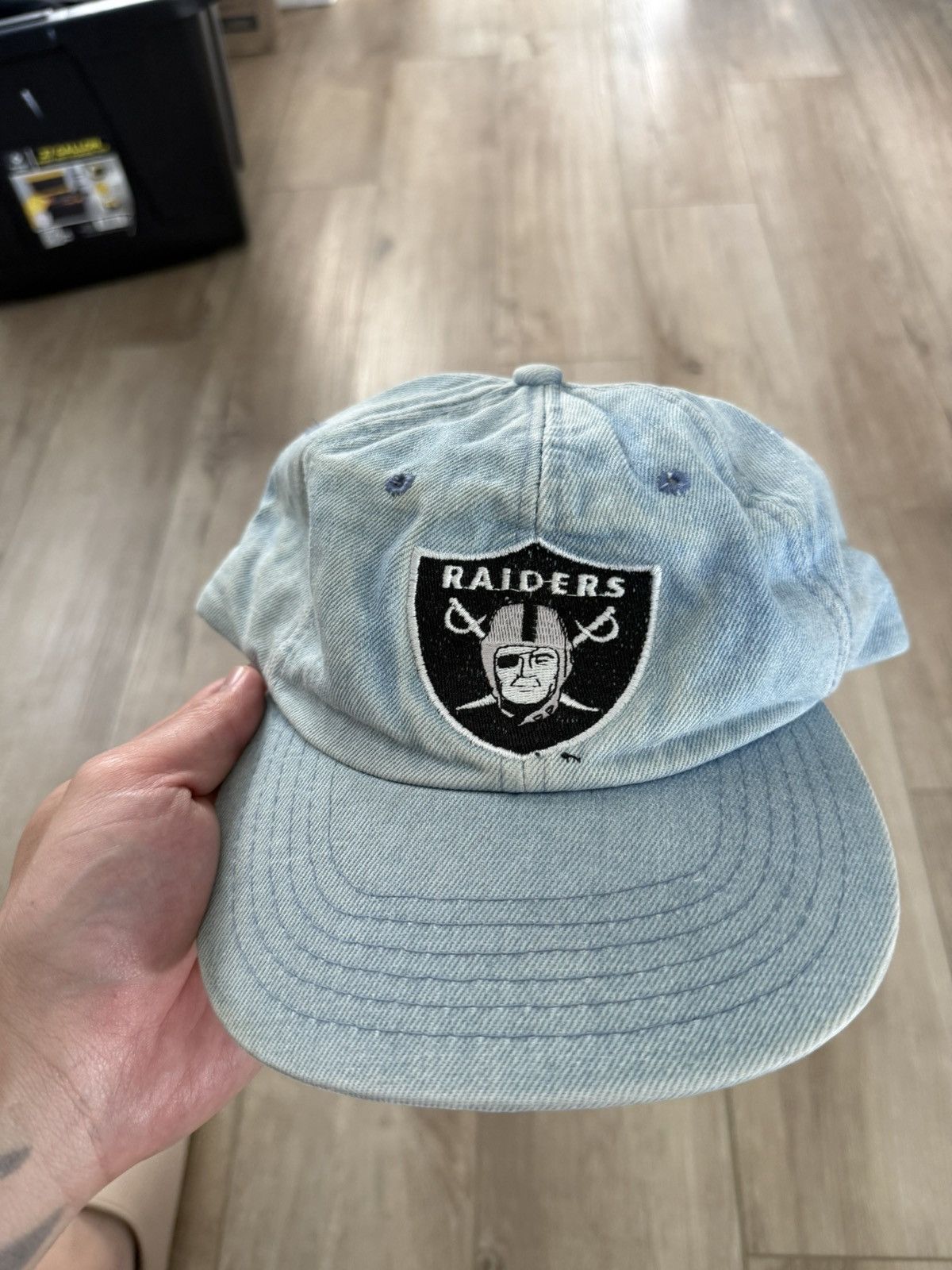 Other Vintage Denim Raider hat Size ONE SIZE - 1 Thumbnail