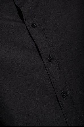 Saint Laurent Paris o1bcso1str0325 Col Paris Classique Popeline in Black Size L / US 10 / IT 46 - 5 Thumbnail