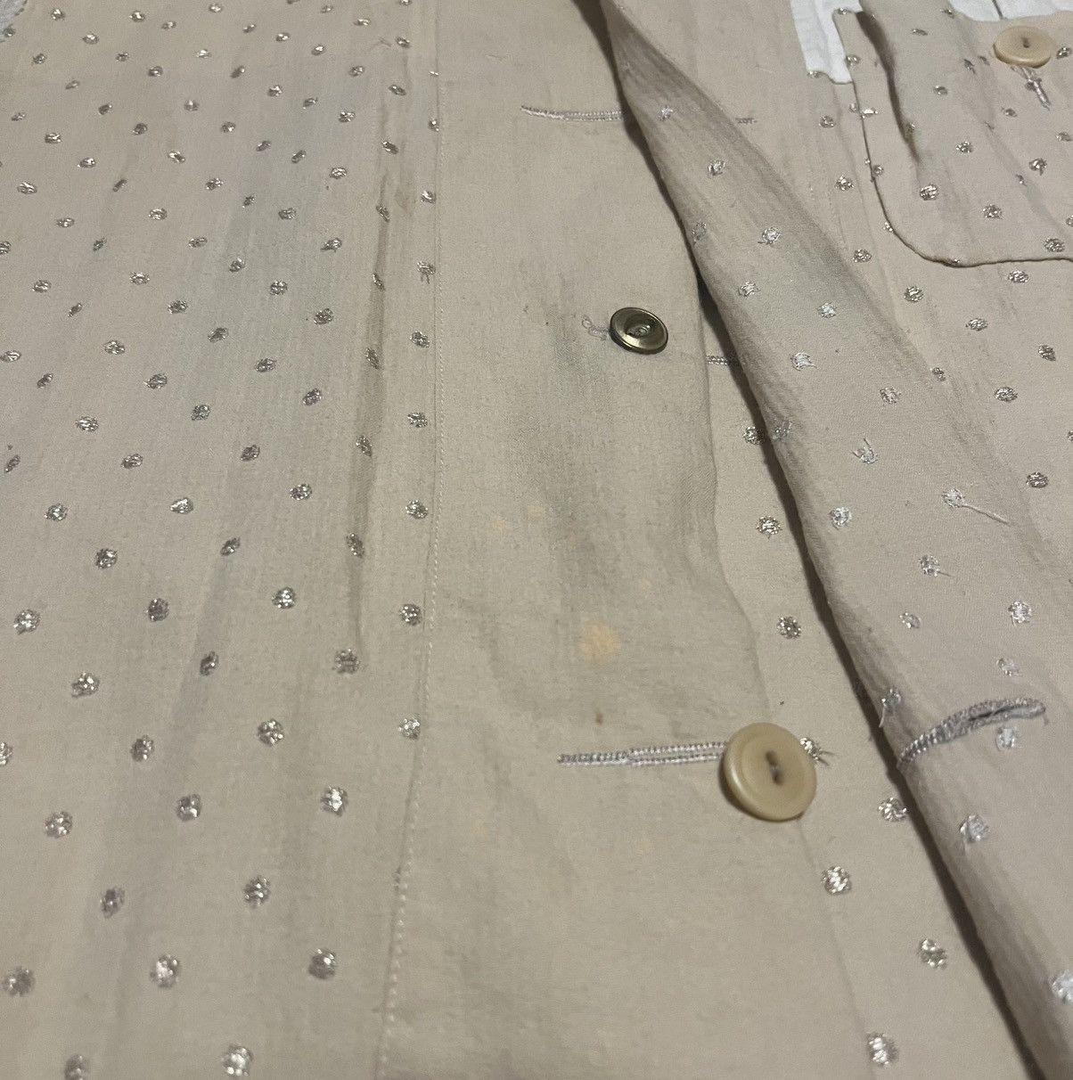 Takahiromiyashita The Soloist. rounded collar bed time shirt. Size US S / EU 44-46 / 1 - 4 Thumbnail
