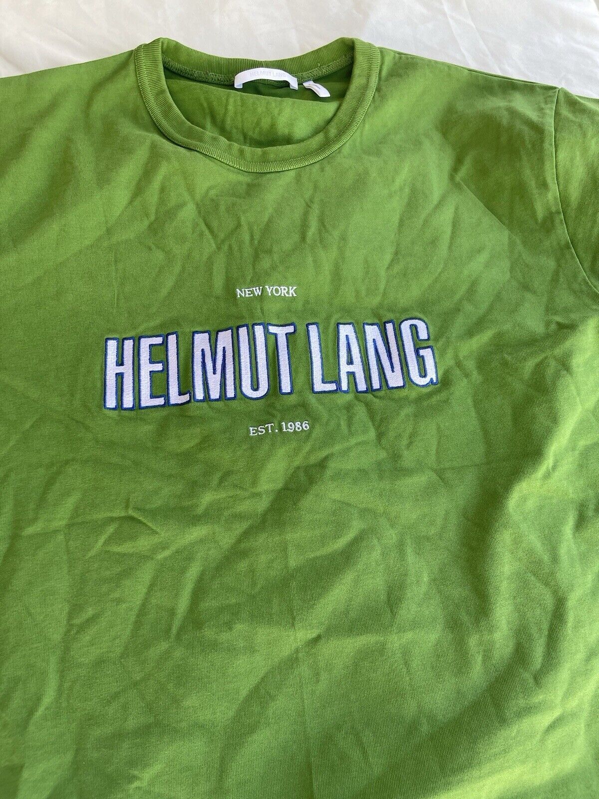 Helmut Lang Helmut Lang Men’s Shirt Sz XXL Green Streetwear New York Size US XXL / EU 58 / 5 - 10 Thumbnail