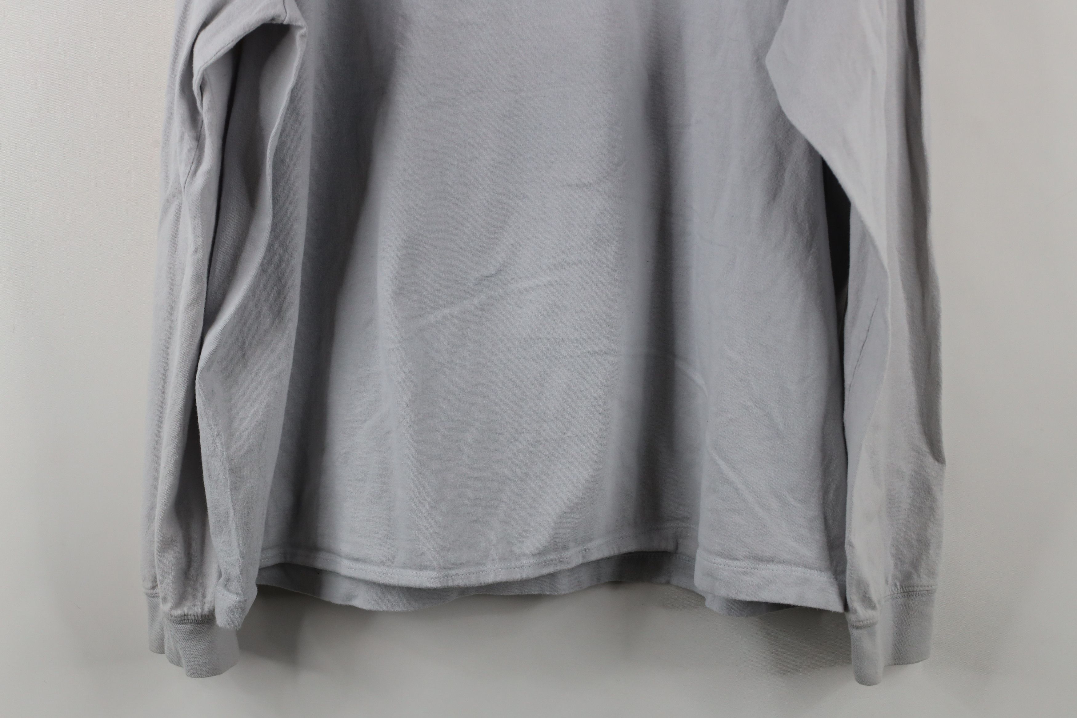 Nike × Vintage Nike Campus University of Michigan Long Sleeve T-Shirt Gray Size US XL / EU 56 / 4 - 14 Thumbnail