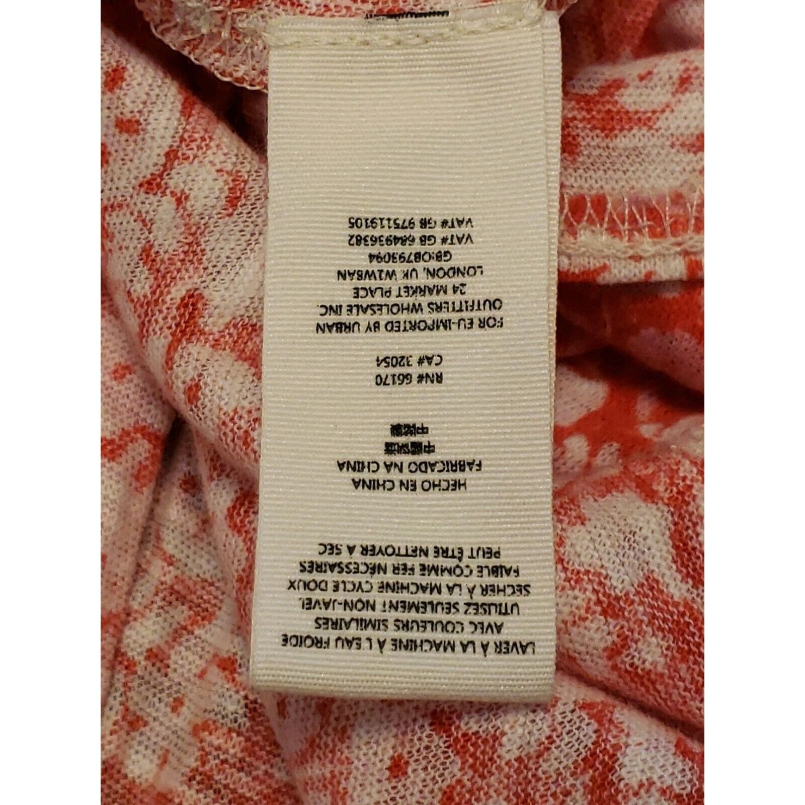 Free People Free People Linen Blend Top Womens XS Swing Orange Floral Sl Size XS / US 0-2 / IT 36-38 - 11 Thumbnail