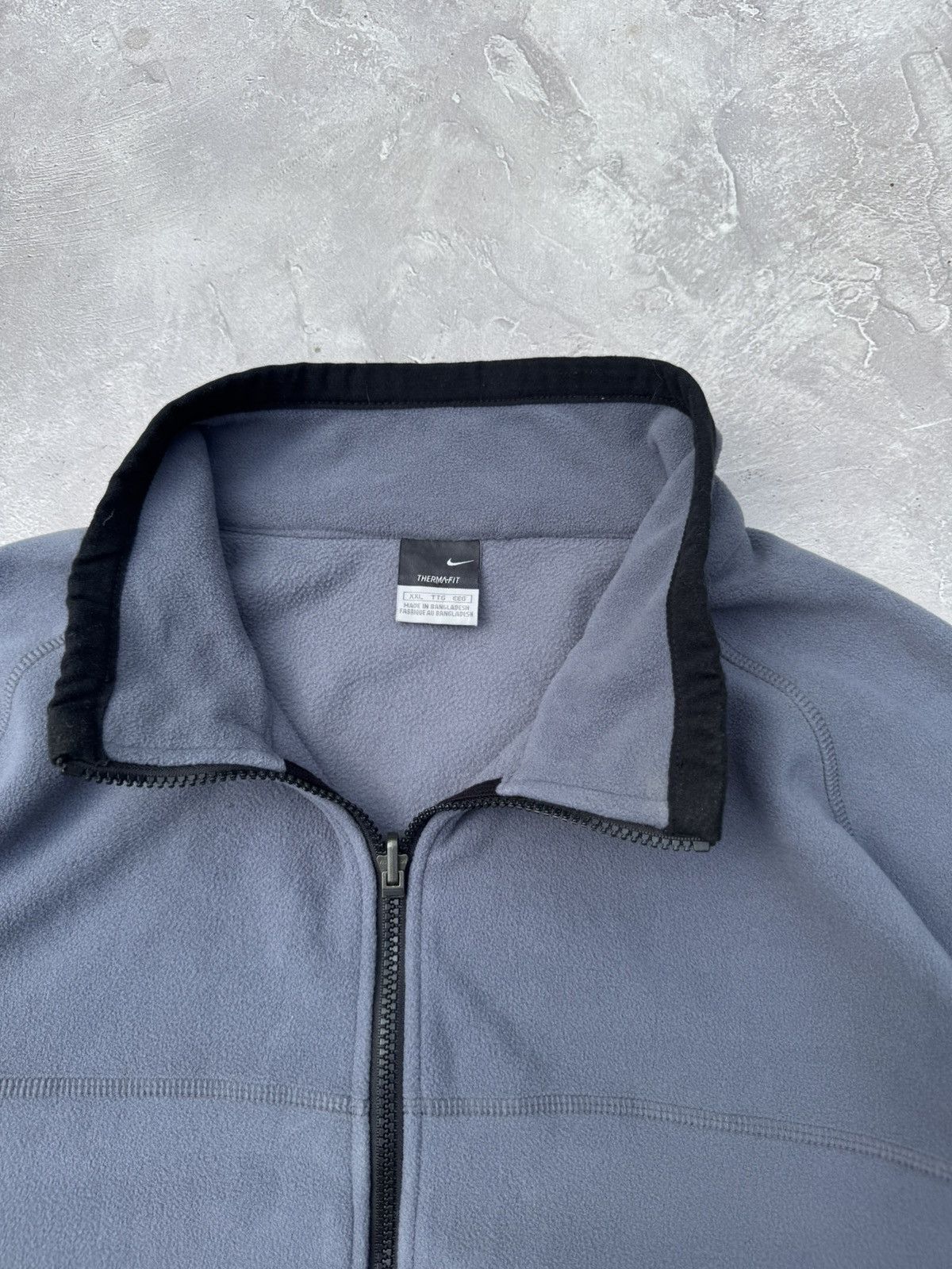 Nike Vintage Nike Zip Fleece Therma-fit Jacket Size US XXL / EU 58 / 5 - 8 Thumbnail