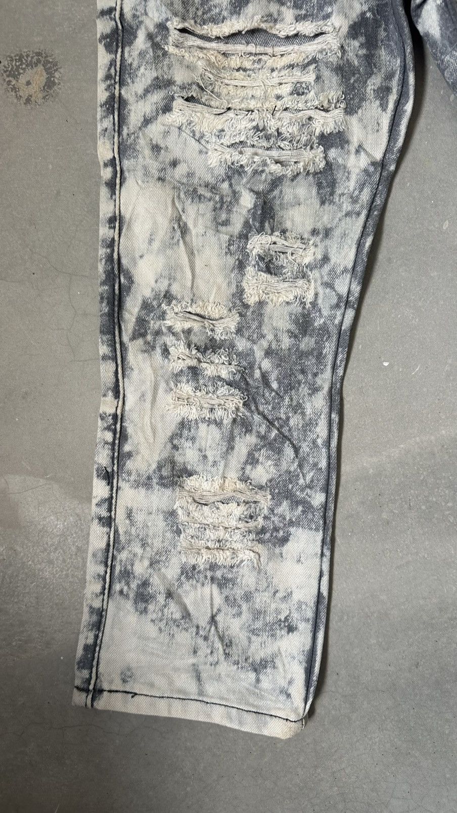 Japanese Brand ACID WASH DENIM PANT Size US 30 / EU 46 - 2 Thumbnail