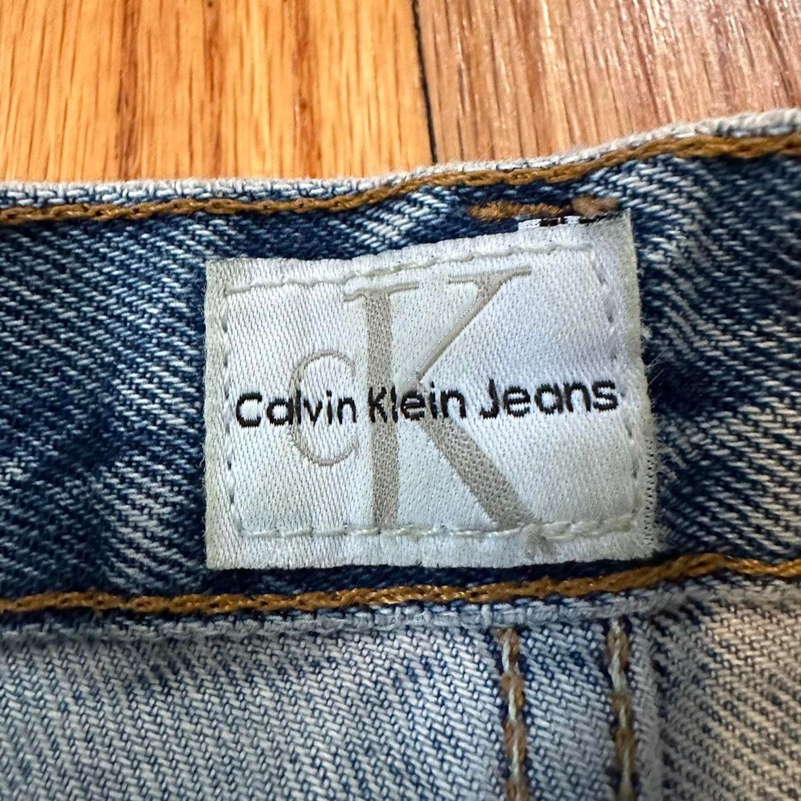 Calvin Klein × Vintage Vintage Calvin Klein Jeans Denim Cut Off Shorts size 32” Size 32" / US 10 / IT 46 - 4 Thumbnail