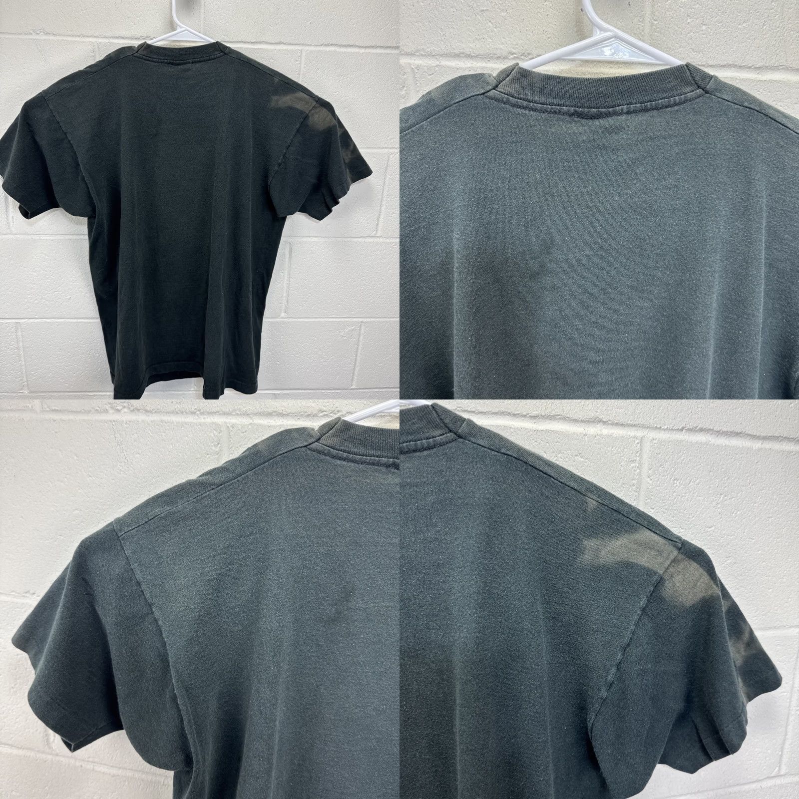 Disney VINTAGE Disney Grumpy Tee Shirt Snow White Seven Dwarfs XL AOP Black Cotton Crew Neck Short Sleeve Mens T-Shirt 1990s Grumpy Logo Vintage Disney Theme Size US XL / EU 56 / 4 - 10 Thumbnail