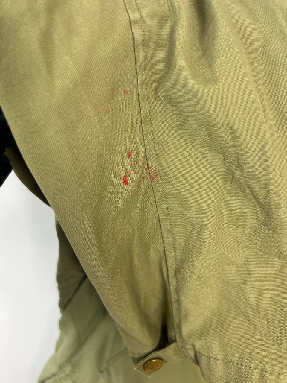 Fjallraven × Vintage Fjallraven Vintage Hooded Jacket Logo Khaki Green sz 52 Size US L / EU 52-54 / 3 - 9 Thumbnail