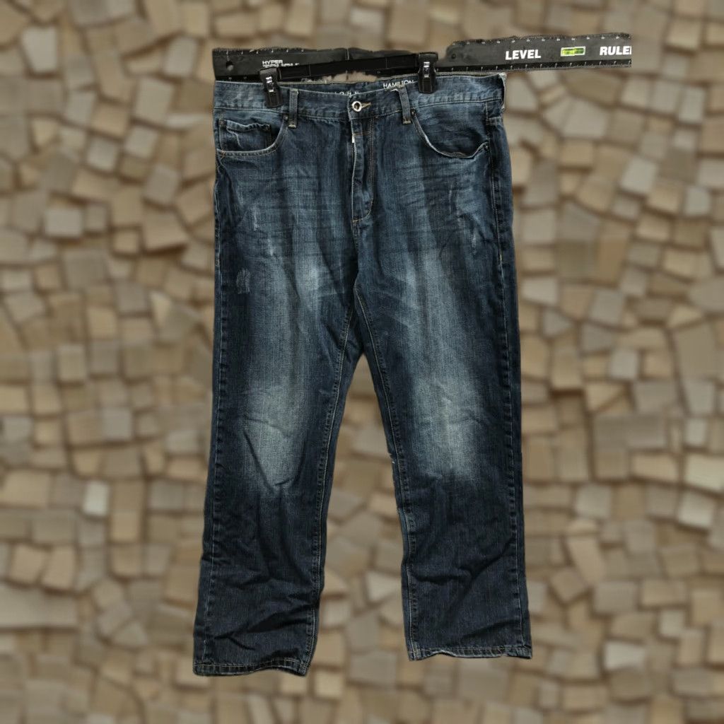 Sean John Sean John Jeans Hamilton Classic Relaxed Straight Size 36x32 Mens Blue Jeans Size US 36 / EU 52 - 1 Thumbnail