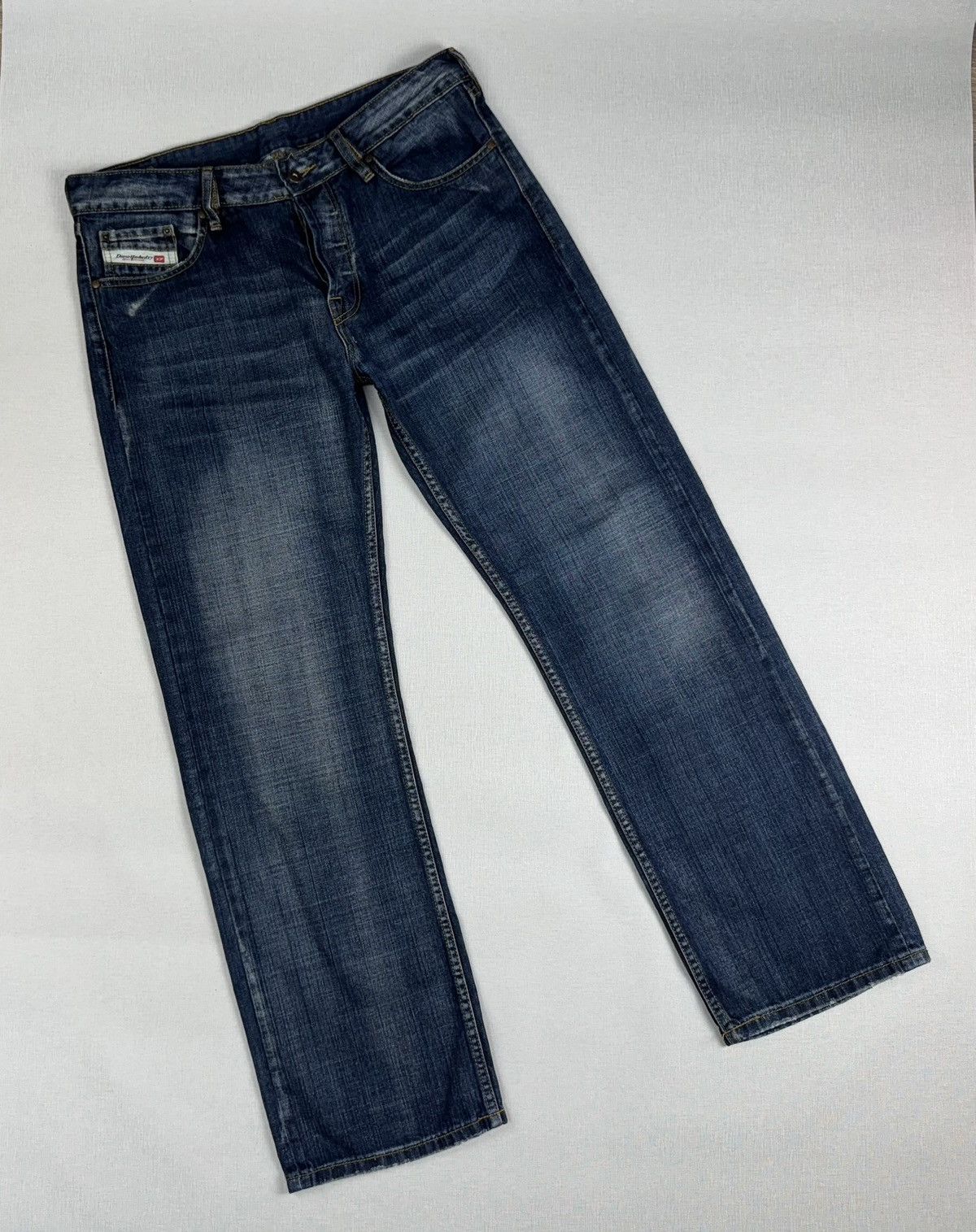 Japanese Brand Vintage Diesel Distressed Jeans Y2K Denim Pants size 34 Size US 34 / EU 50 - 1 Thumbnail