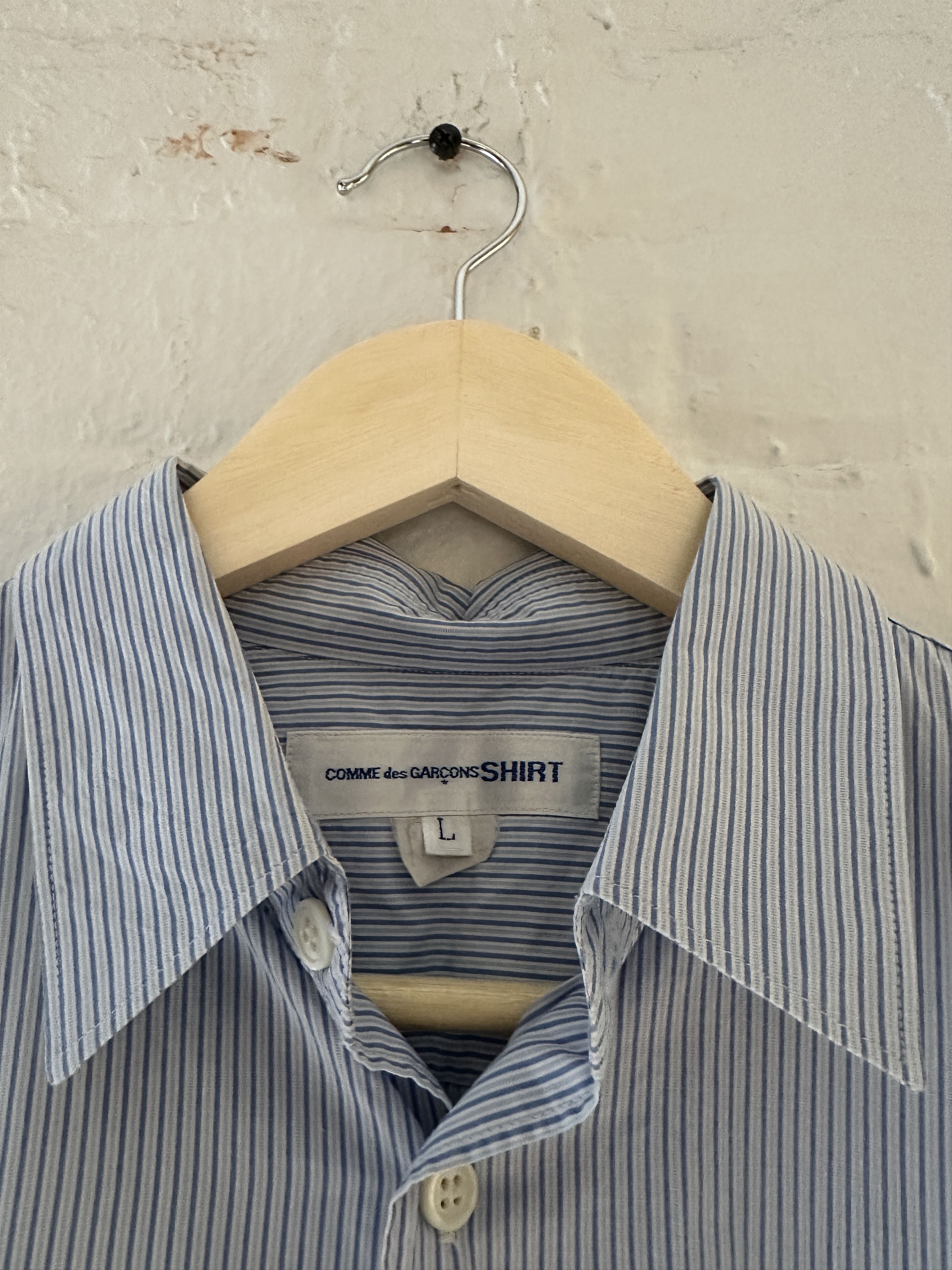 Comme des Garcons Comme des Garcons SHIRT Striped Button Up Shirt Size US M / EU 48-50 / 2 - 2 Thumbnail